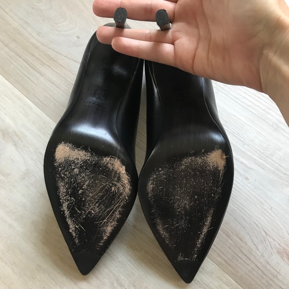 Stuart Weitzman Nouveau Pointed Toe Pumps - Picture 6 of 8